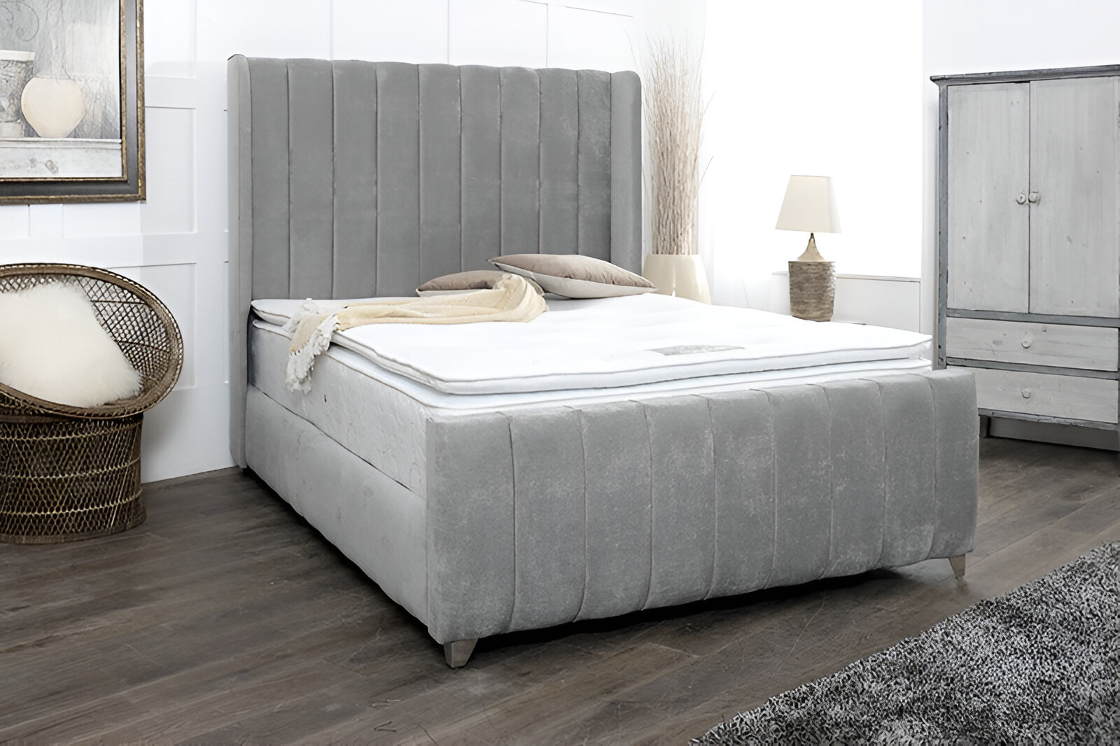 Upholstered bed frames